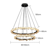 Acorn Axis Crystal Spiral Chandelier — gallery image 22