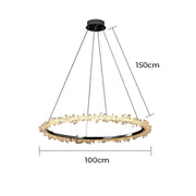 Acorn Axis Crystal Spiral Chandelier — gallery image 20