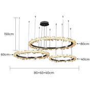 Acorn Axis Crystal Spiral Chandelier — gallery image 23