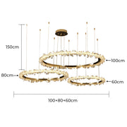 Acorn Axis Crystal Spiral Chandelier — gallery image 36