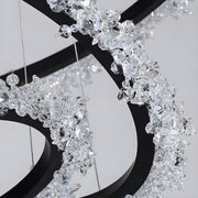 Acorn Axis Crystal Spiral Chandelier — gallery image 15
