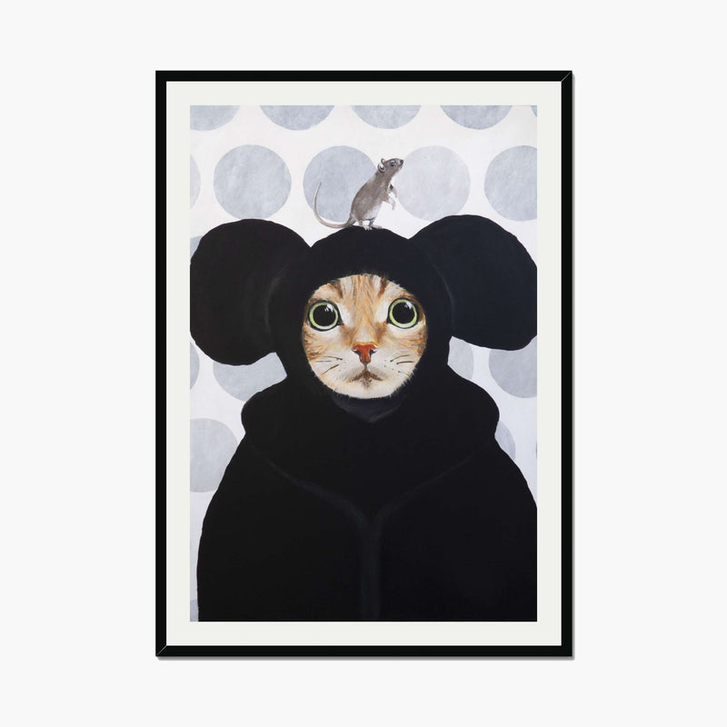 Eversley Axis Cat Wall Art Print — gallery image 1