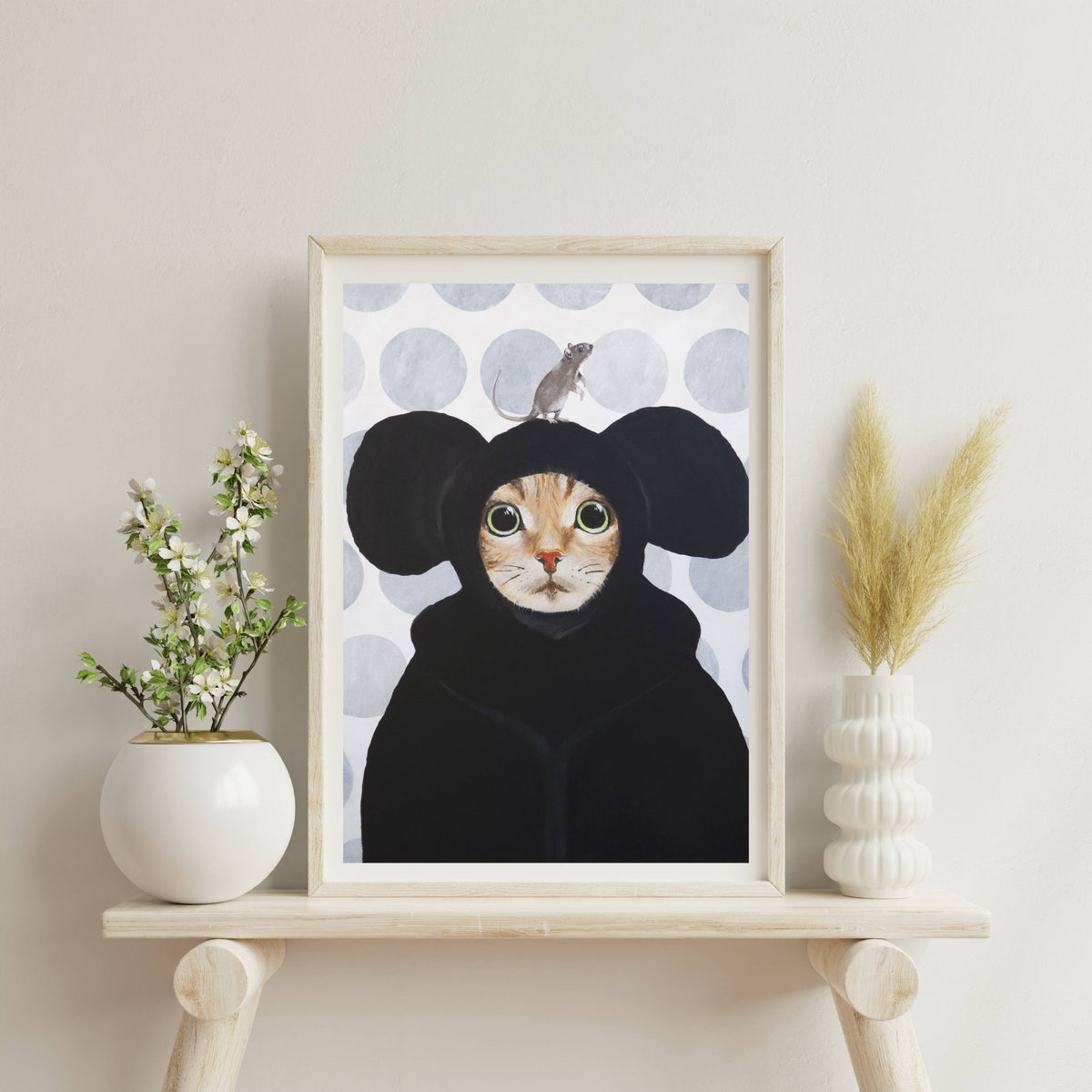 Eversley Axis Cat Wall Art Print — gallery image 2