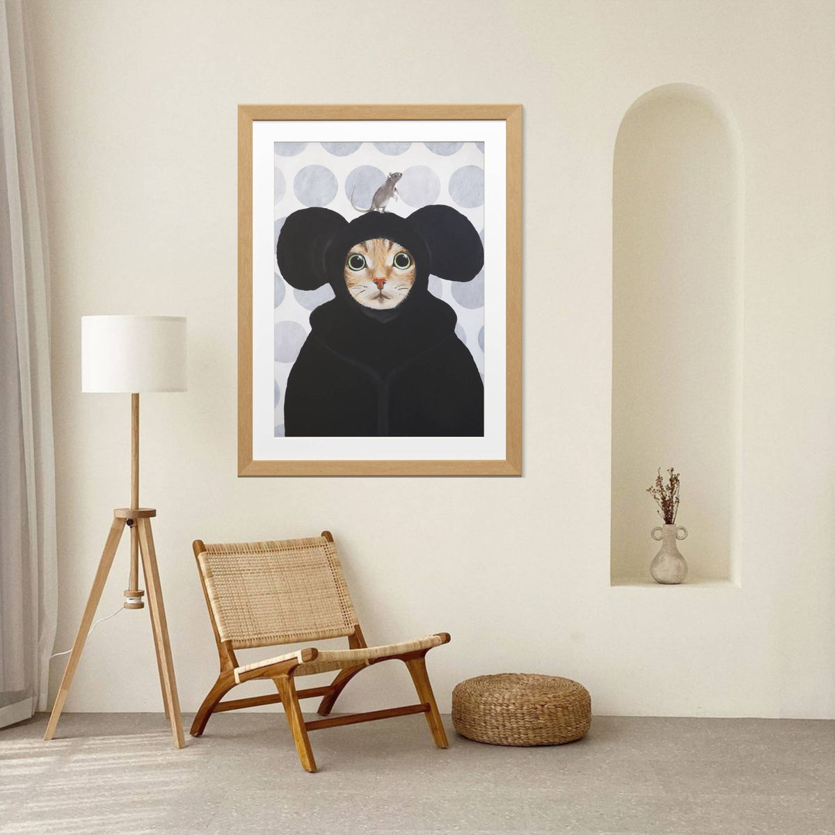 Eversley Axis Cat Wall Art Print — gallery image 10