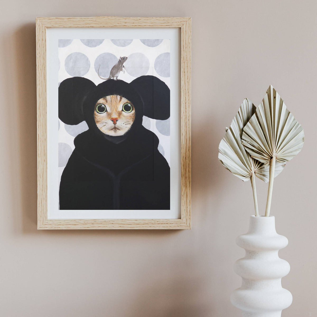 Eversley Axis Cat Wall Art Print — gallery image 3