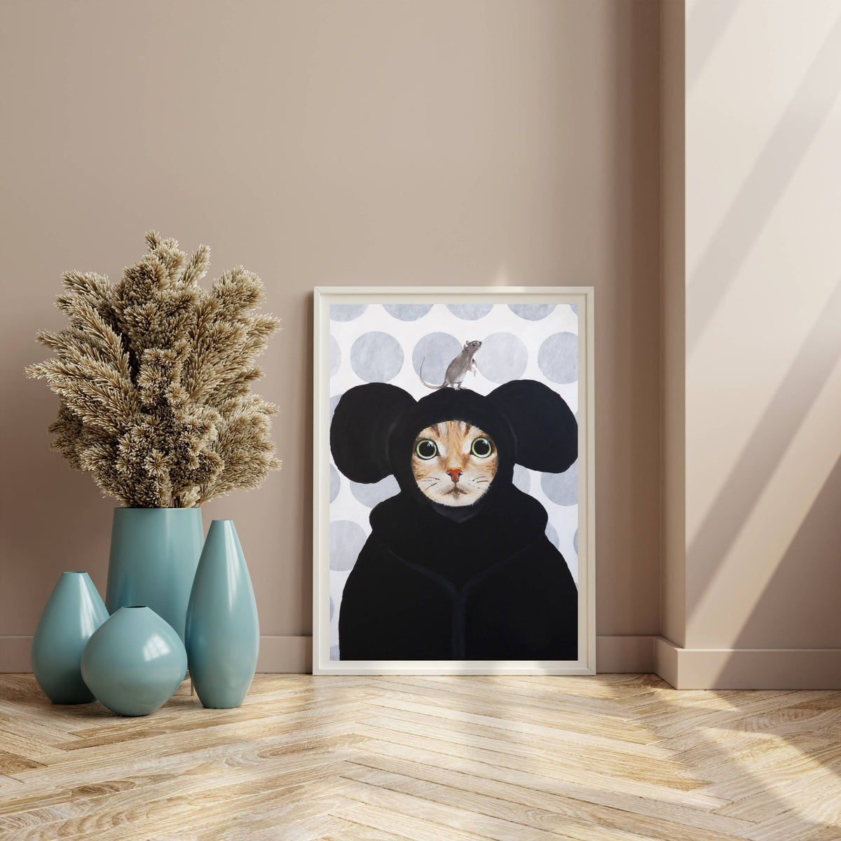 Eversley Axis Cat Wall Art Print — gallery image 13