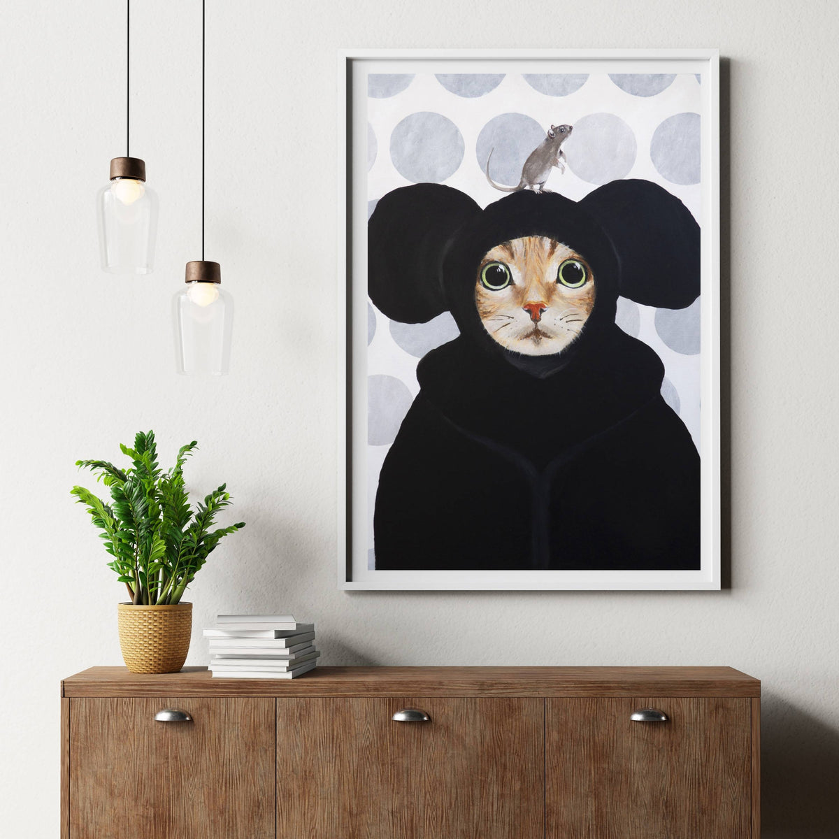 Eversley Axis Cat Wall Art Print — gallery image 5