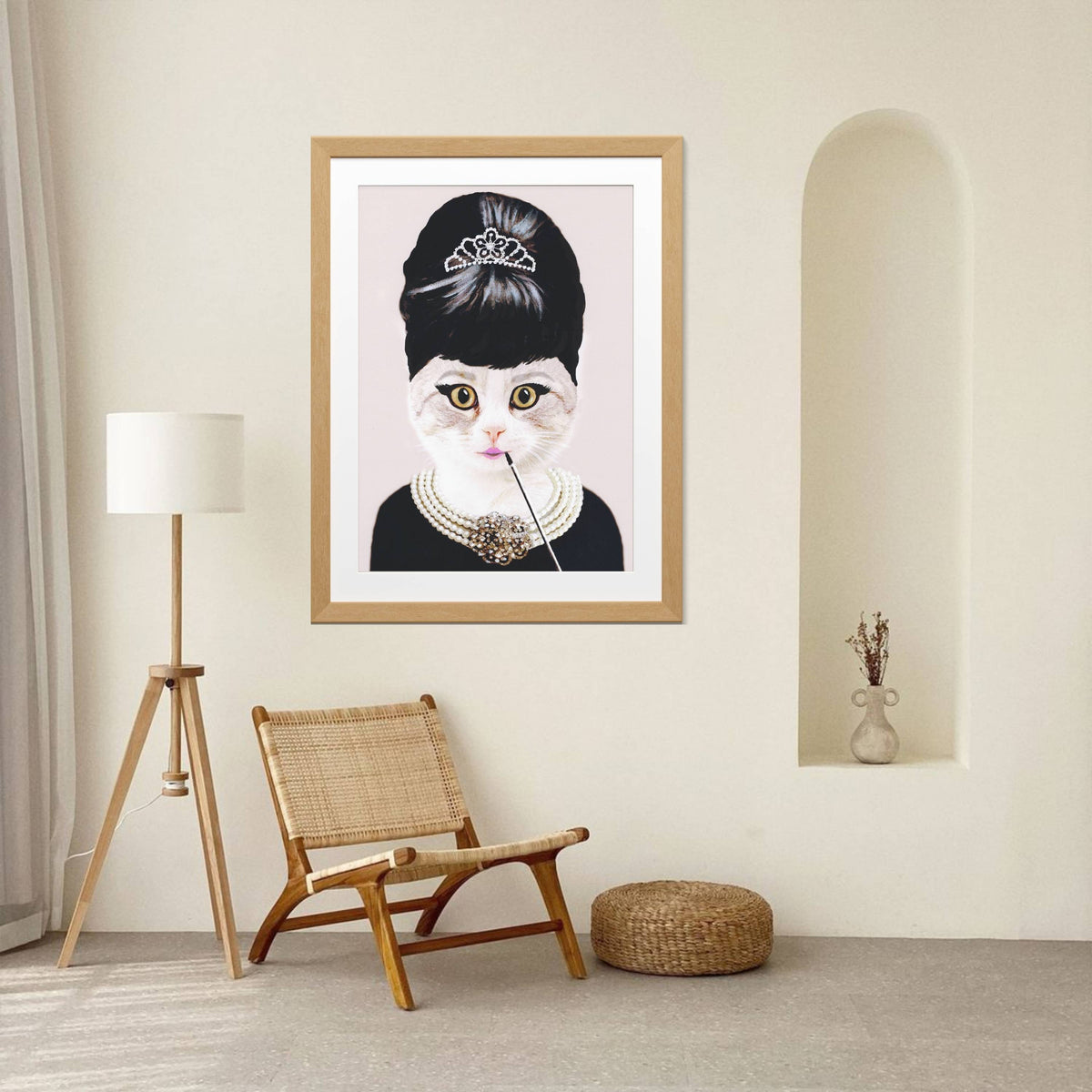 Elmsford Axis Cat Wall Art Print — gallery image 11