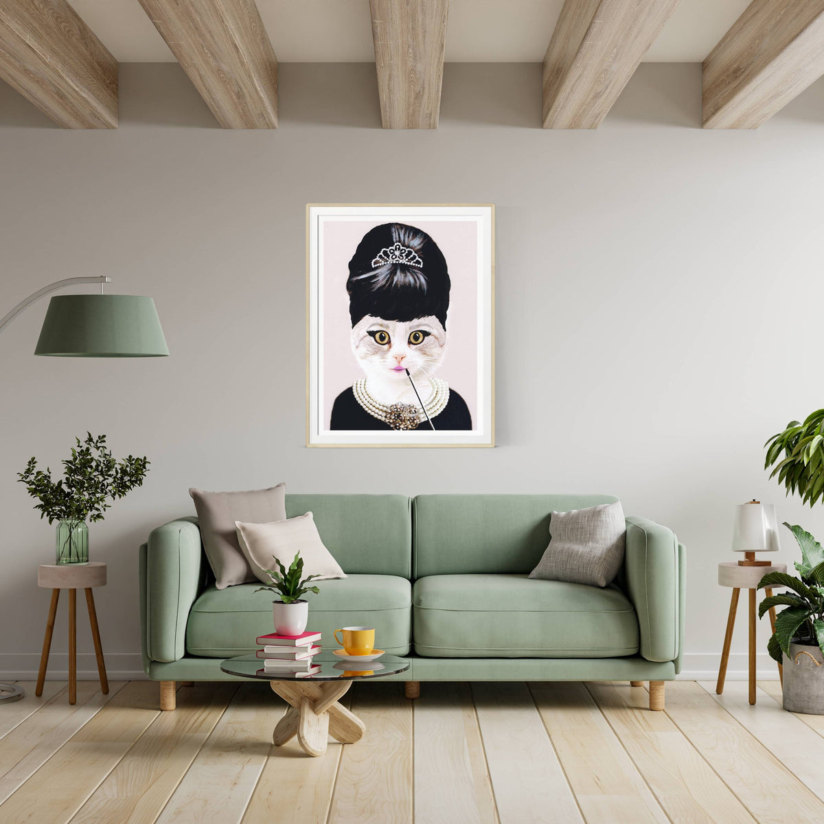 Elmsford Axis Cat Wall Art Print — gallery image 12