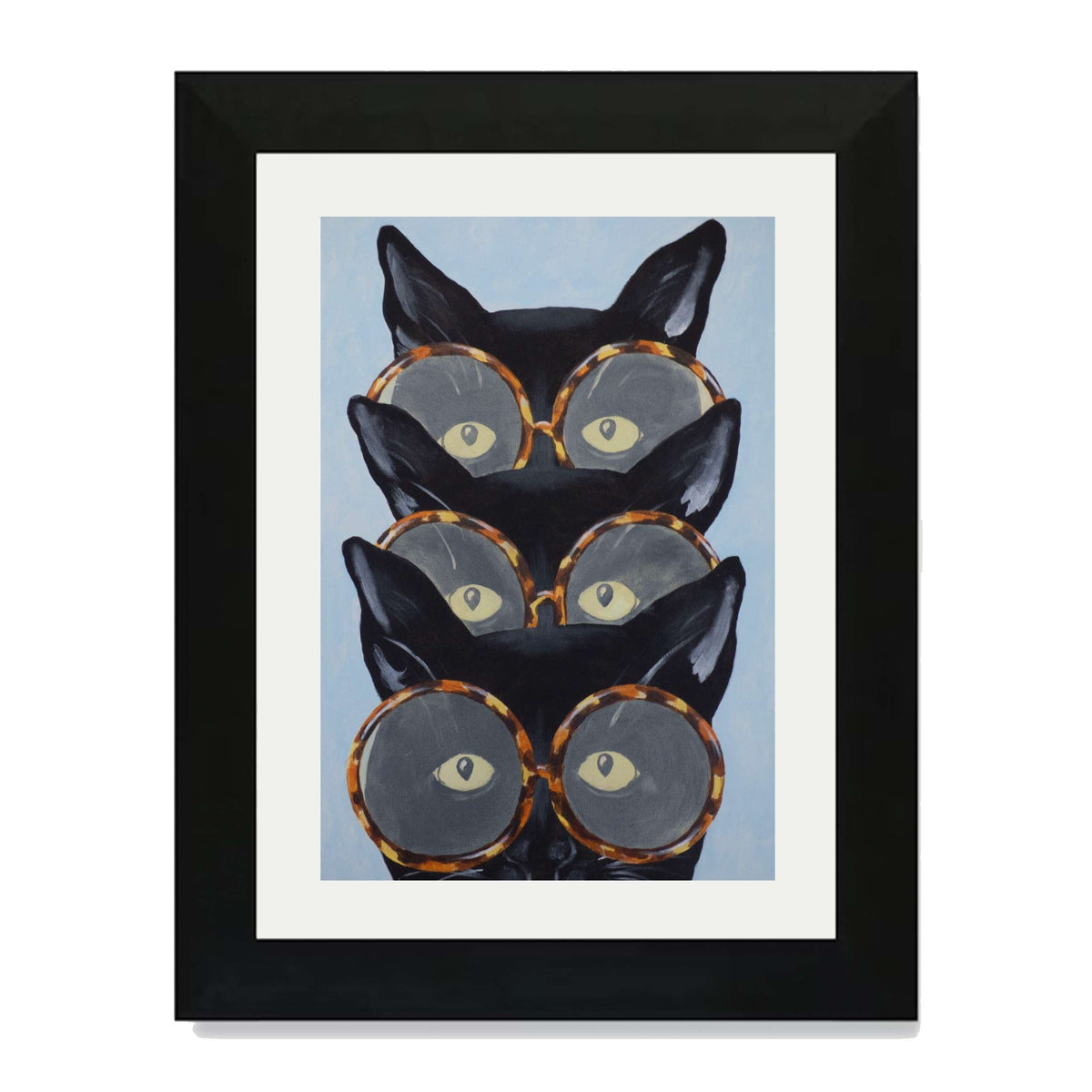 Foxglove Axis Cat Wall Art Print — gallery image 20