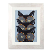 Foxglove Axis Cat Wall Art Print — gallery image 48