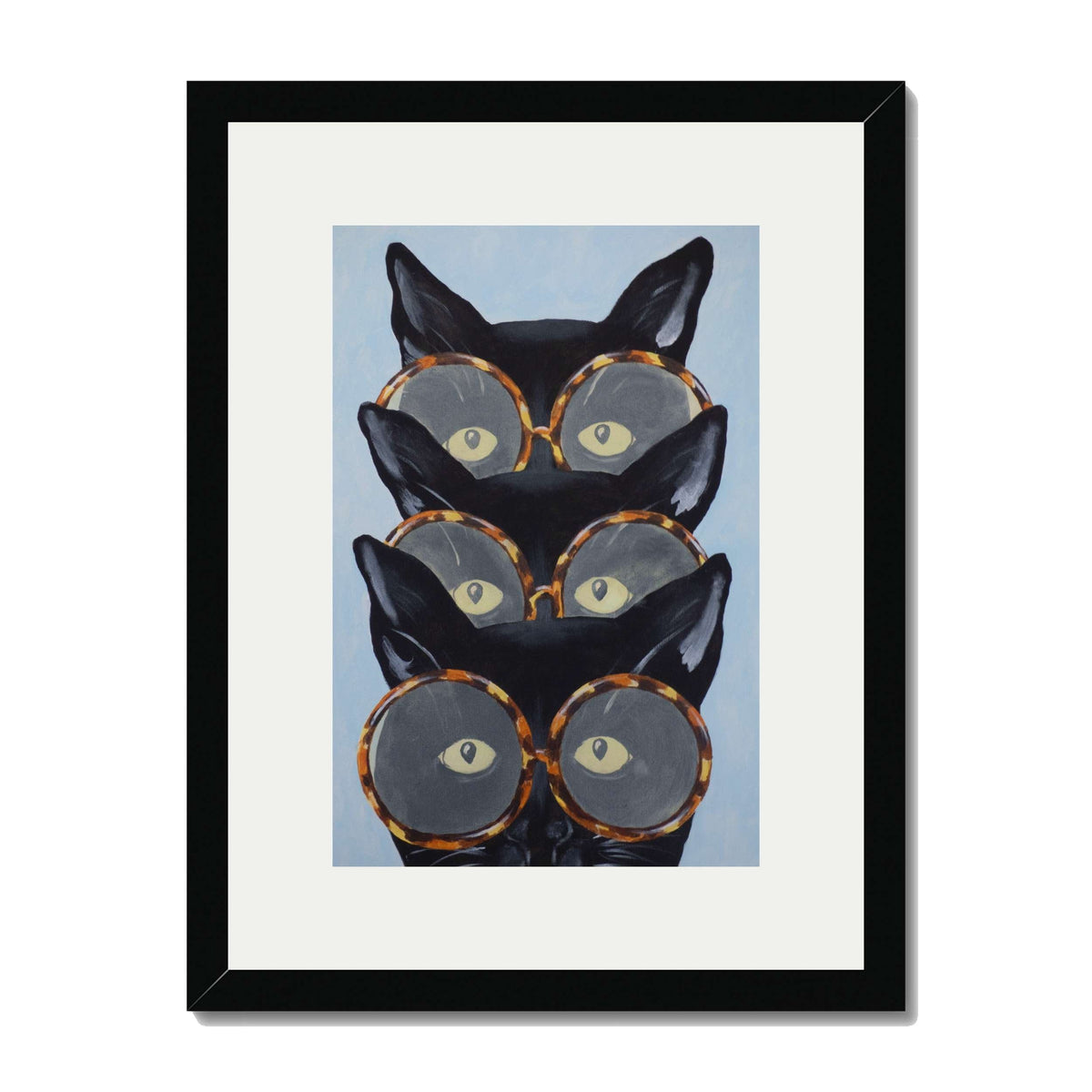 Foxglove Axis Cat Wall Art Print — gallery image 22