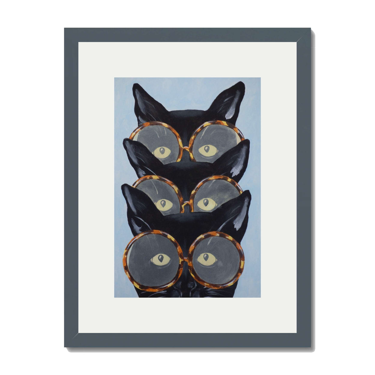 Foxglove Axis Cat Wall Art Print — gallery image 33
