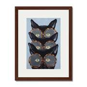 Foxglove Axis Cat Wall Art Print — gallery image 28
