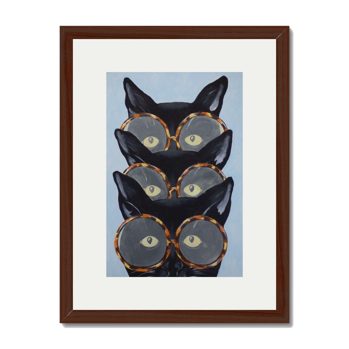 Foxglove Axis Cat Wall Art Print — gallery image 28