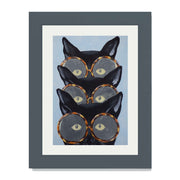 Foxglove Axis Cat Wall Art Print — gallery image 32