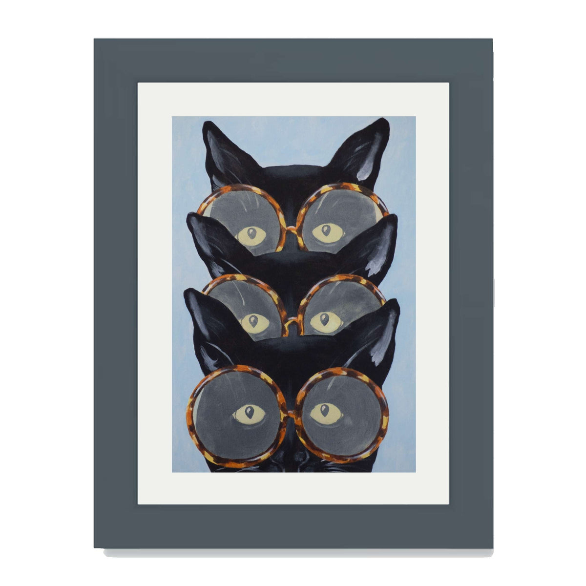 Foxglove Axis Cat Wall Art Print — gallery image 32
