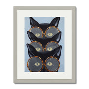 Foxglove Axis Cat Wall Art Print — gallery image 40