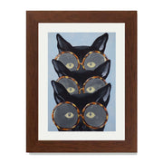 Foxglove Axis Cat Wall Art Print — gallery image 26