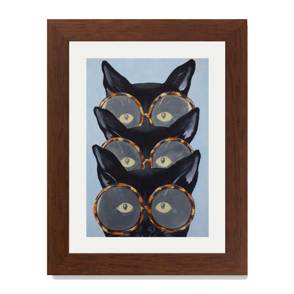 Foxglove Axis Cat Wall Art Print — gallery image 26