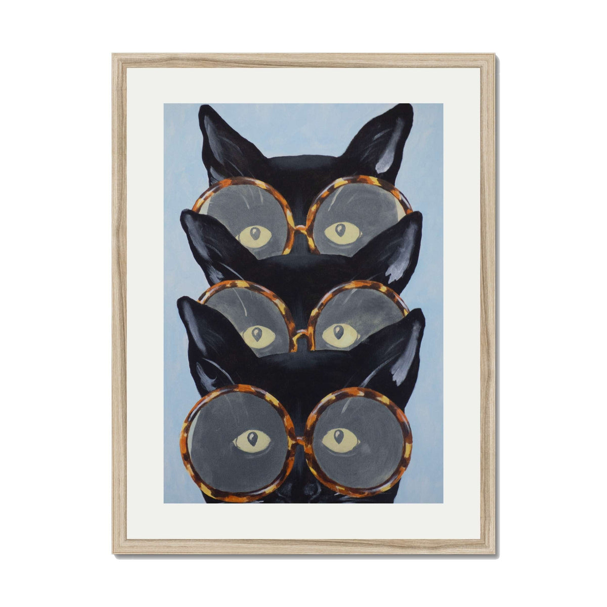 Foxglove Axis Cat Wall Art Print — gallery image 47