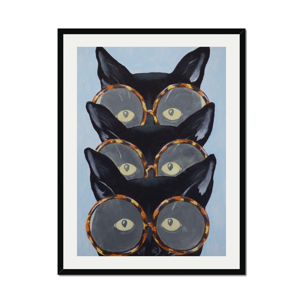 Foxglove Axis Cat Wall Art Print — gallery image 24