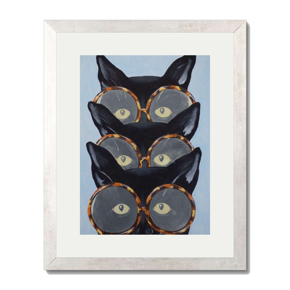 Foxglove Axis Cat Wall Art Print — gallery image 49