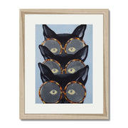 Foxglove Axis Cat Wall Art Print — gallery image 45
