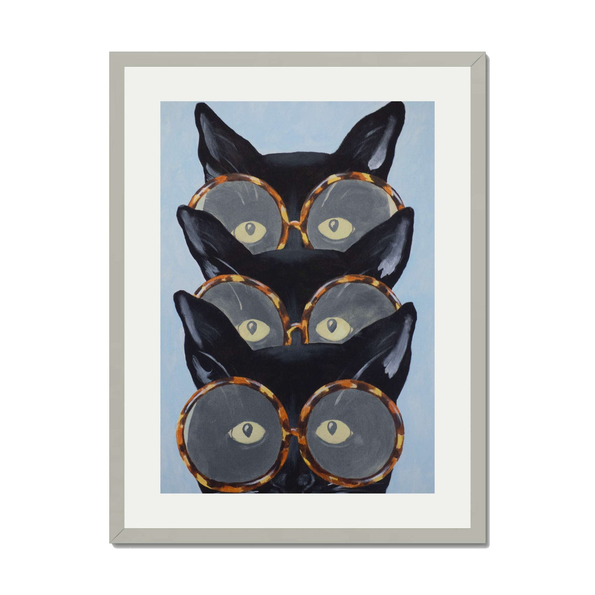 Foxglove Axis Cat Wall Art Print — gallery image 42