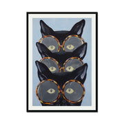 Foxglove Axis Cat Wall Art Print — gallery image 25