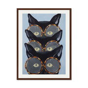 Foxglove Axis Cat Wall Art Print — gallery image 30