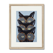 Foxglove Axis Cat Wall Art Print — gallery image 46
