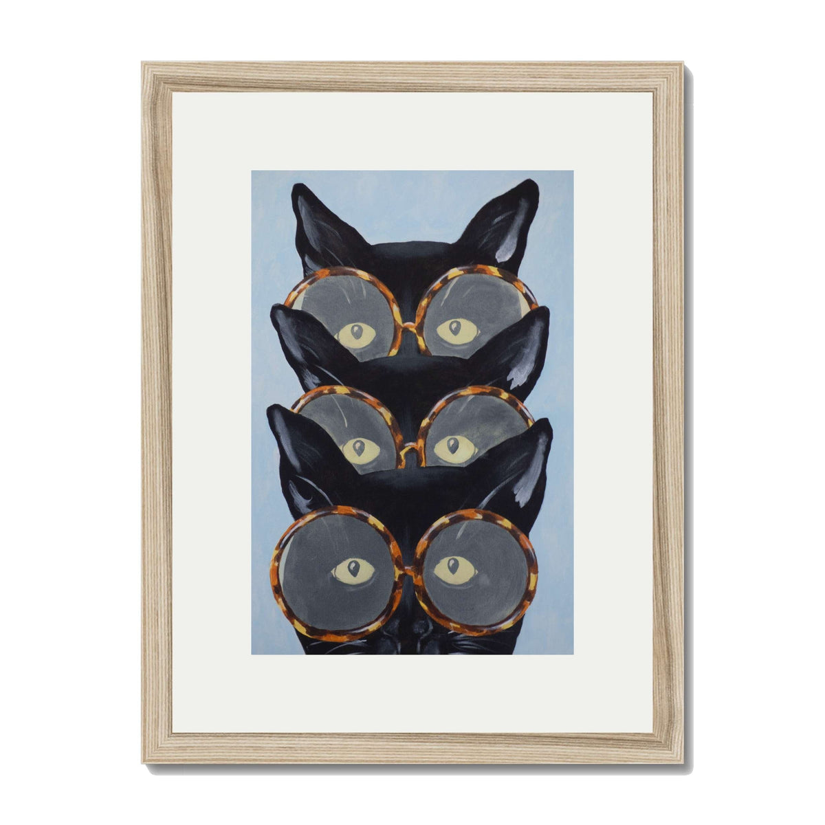 Foxglove Axis Cat Wall Art Print — gallery image 46