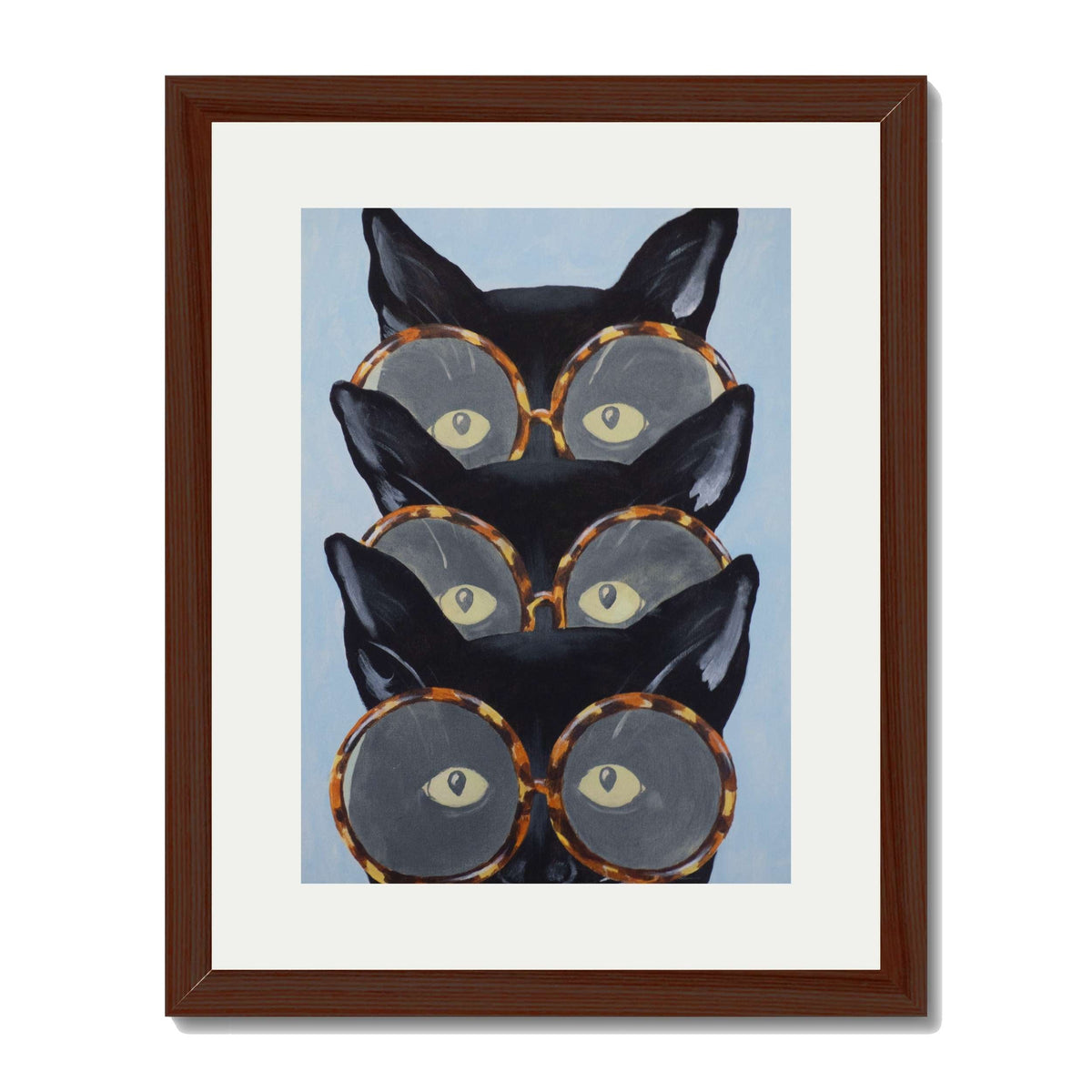 Foxglove Axis Cat Wall Art Print — gallery image 27