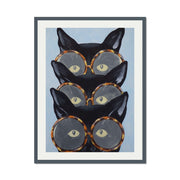 Foxglove Axis Cat Wall Art Print — gallery image 34