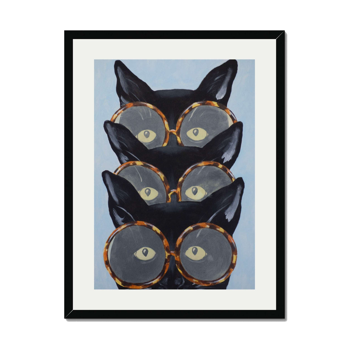 Foxglove Axis Cat Wall Art Print — gallery image 23