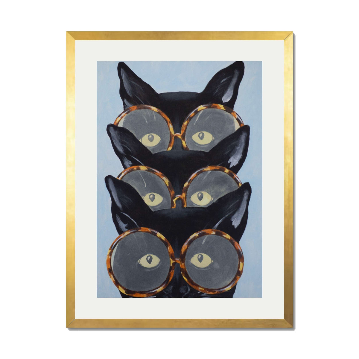 Foxglove Axis Cat Wall Art Print — gallery image 37
