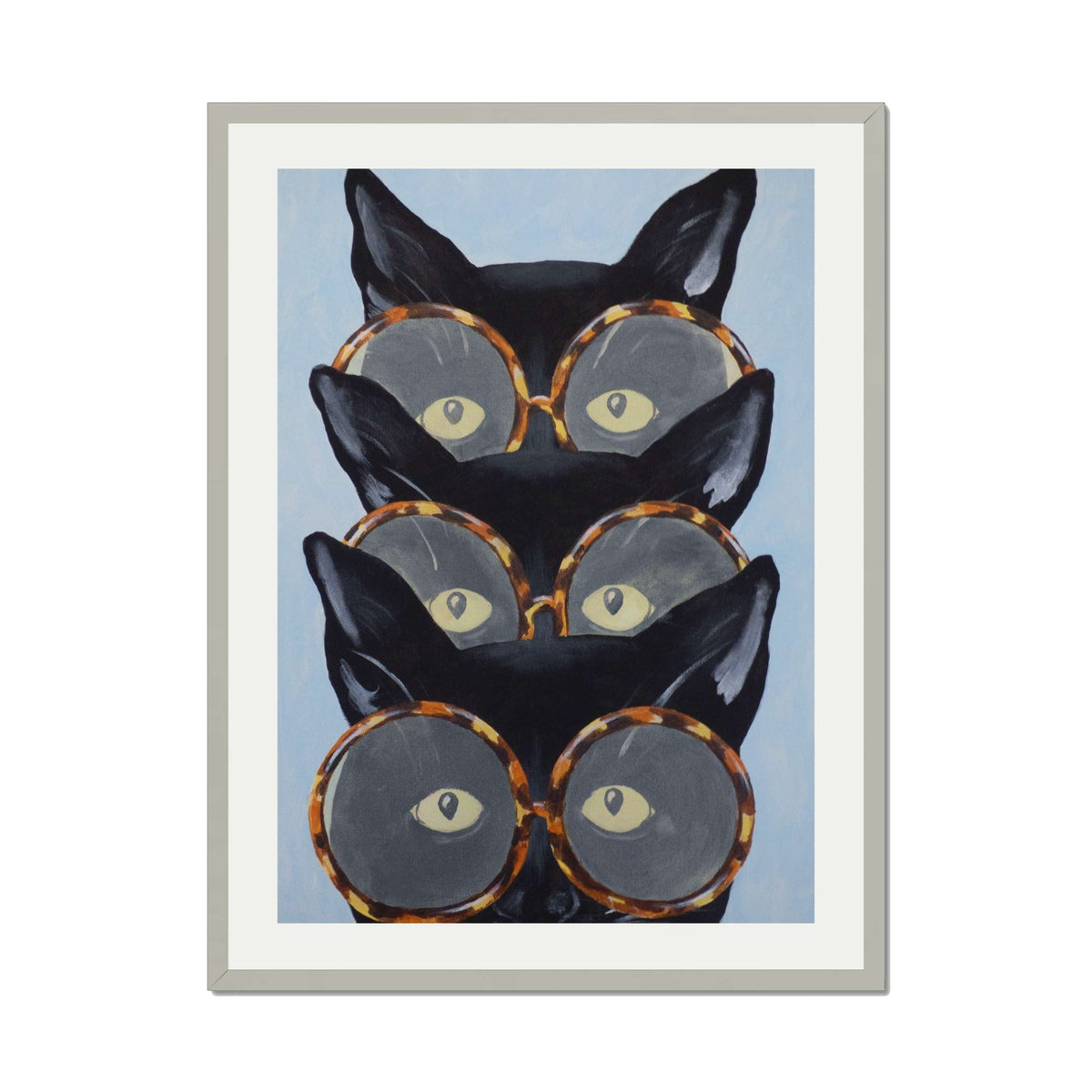 Foxglove Axis Cat Wall Art Print — gallery image 43