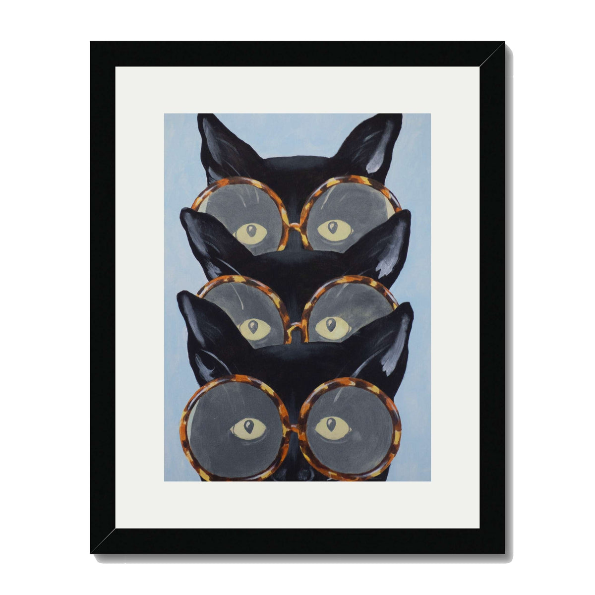 Foxglove Axis Cat Wall Art Print — gallery image 21