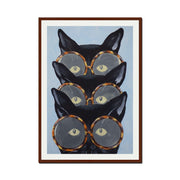 Foxglove Axis Cat Wall Art Print — gallery image 31