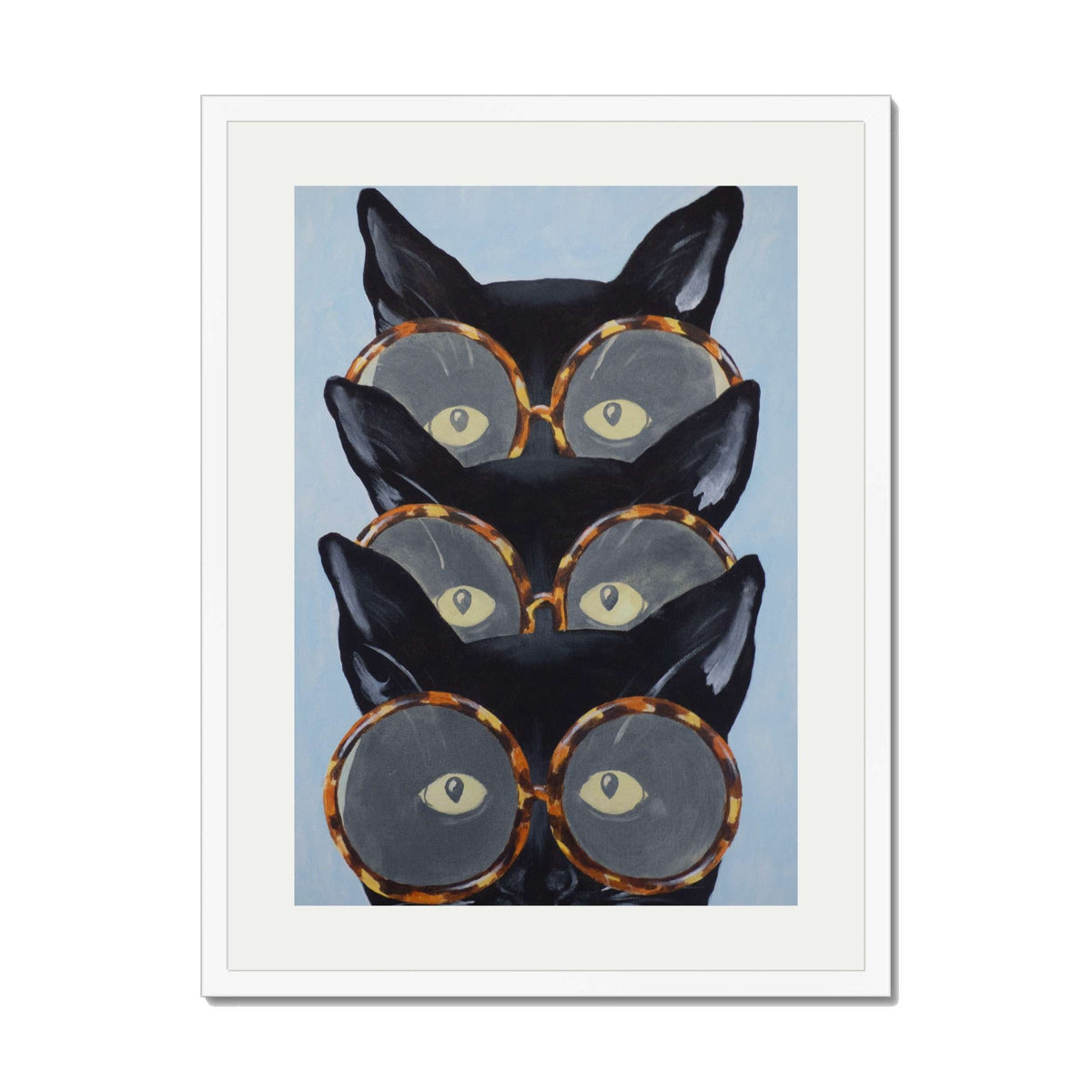 Foxglove Axis Cat Wall Art Print — gallery image 55