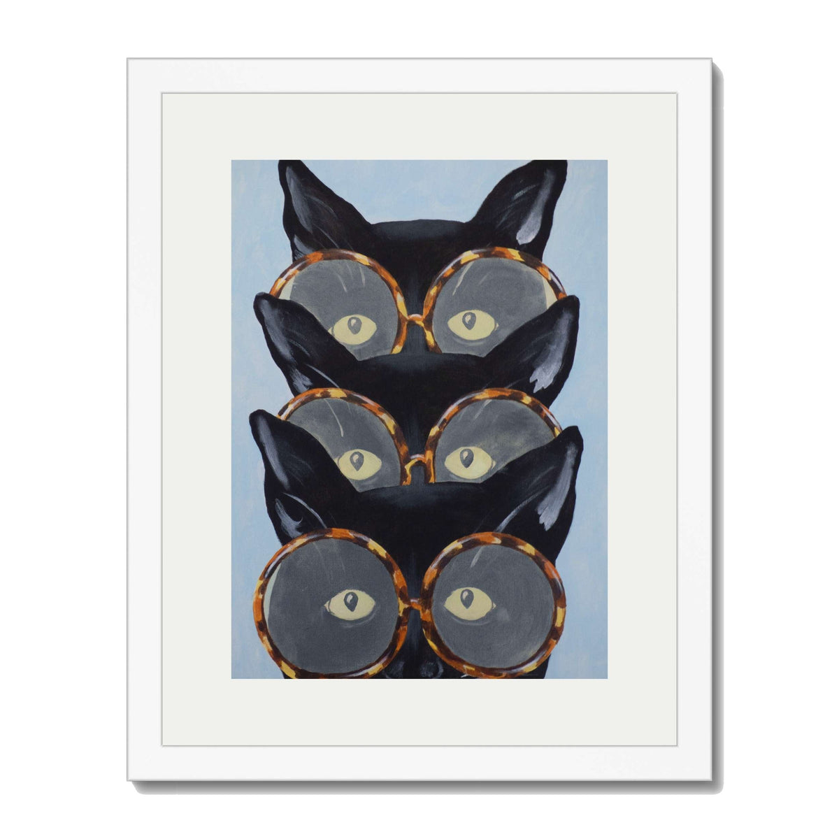 Foxglove Axis Cat Wall Art Print — gallery image 53