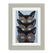 Foxglove Axis Cat Wall Art Print — gallery image 39