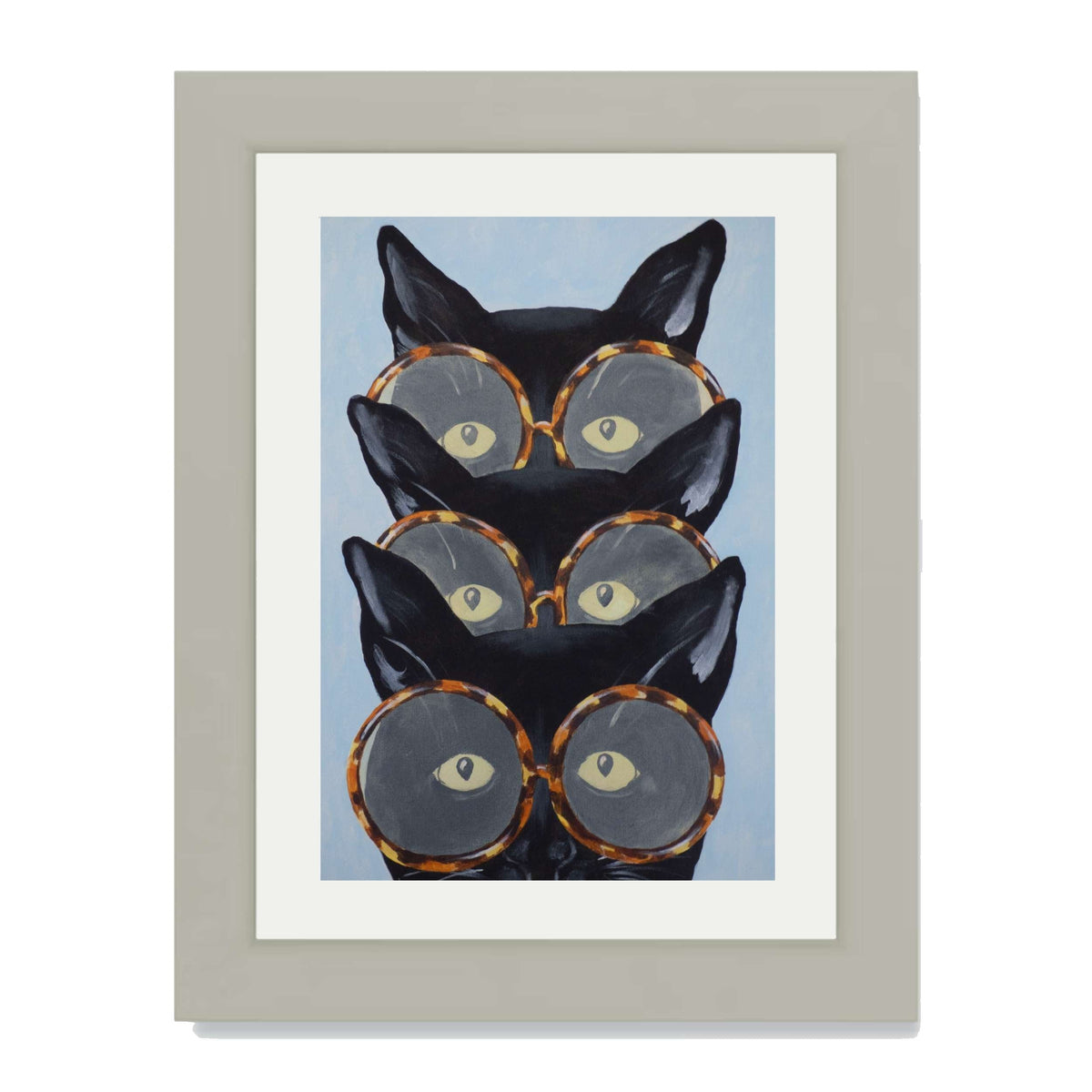 Foxglove Axis Cat Wall Art Print — gallery image 39