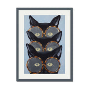 Foxglove Axis Cat Wall Art Print — gallery image 57
