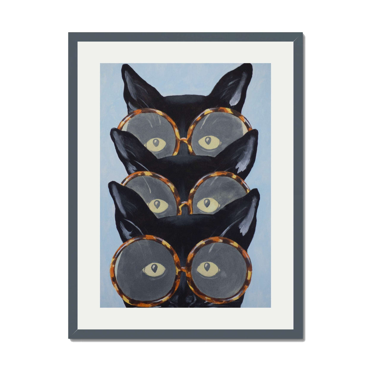 Foxglove Axis Cat Wall Art Print — gallery image 57
