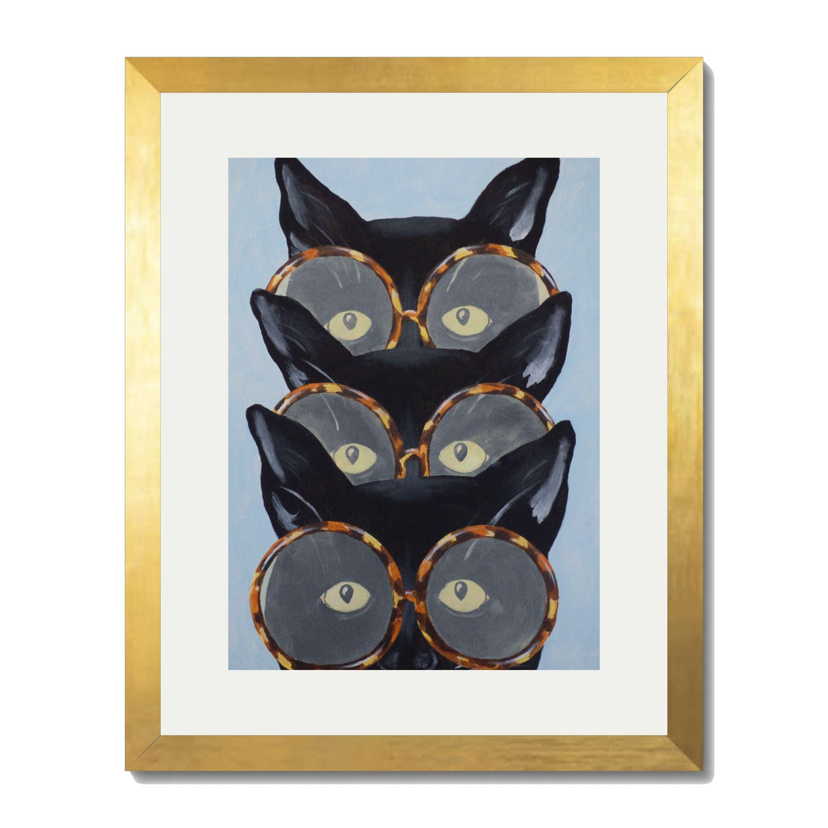 Foxglove Axis Cat Wall Art Print — gallery image 59