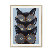 Foxglove Axis Cat Wall Art Print — gallery image 62