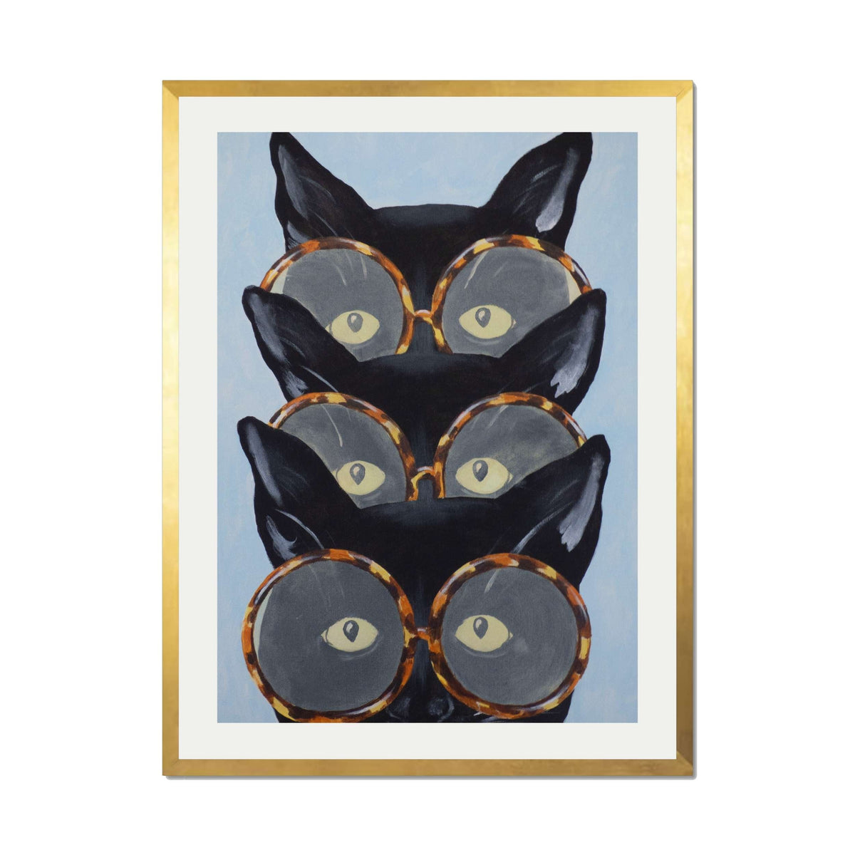 Foxglove Axis Cat Wall Art Print — gallery image 60