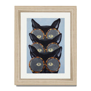 Foxglove Axis Cat Wall Art Print — gallery image 61